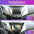 thumbnail image 6 of Zcargel Android 12 Car Stereo for Hyundai Elantra 2011 2012 2013 with Apple Carplay & Android Auto,9 Inch Touch Screen Car Radio with GPS WiFi Bluetooth FM/RDS Radio Backup Camera [2+32G], 6 of 10