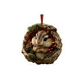 thumbnail image 2 of Árbol de Navidad Decoraciones 10cm Bosque Animales Decoración Árbol de Navidad Colgante Regalo de Vacaciones, 2 of 6