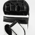 thumbnail image 2 of Invicto MMA Gloves, Premium Rexine, Shadow Fury (Black/White), Sizes S-XL (XL), 2 of 2