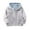 Gray, variant on Odeerbi Toddler Boys Girls Winter Fleece Lined Jacket 2025 Fashion Solid Color Cute Keep Warm Plush Thickening Zipper Hoodie Coat Green 4-5 Years