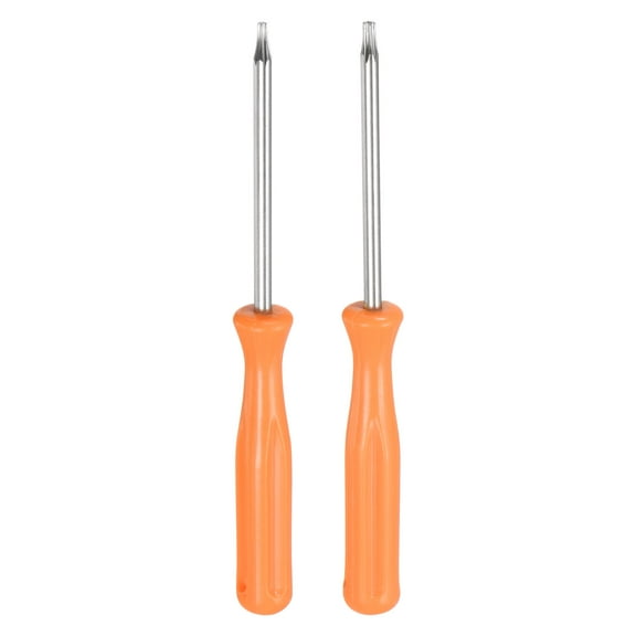 Uxcell 2pcs Torx Screwdriver T6 T8H 4" Length Star 6 Point Head Precision Screw Driver with Non-slip Handle