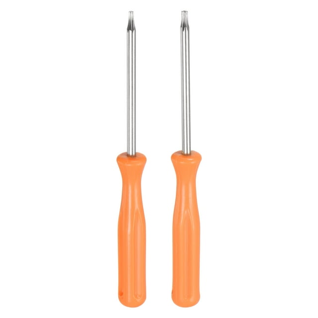 Unique Bargains 2pcs Torx Screwdriver T6 T8H 4" Length Star 6 Point Head Precision Screw Driver with Non-slip Handle