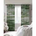 thumbnail image 3 of Vintage Green Blackout Curtains 84 Inches Long for Bedroom, Modern Geometric Abstract Art Thermal Insulated Room Darkening Black Out Window Curtain Panels Grommet Drapes for Living Room, 3 of 8