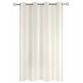 thumbnail image 2 of nqOlkjepod Outdoor Curtains for Patio Waterproof, Cream Striped Outdoor Privacy Panels Grommet, Modern Farmhouse Cream White Stripes Blackout Outside Curtains for Porch/Cabana 54"x95", 1 Panel, 2 of 8