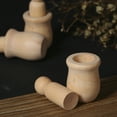 thumbnail image 2 of 10 Unids People Nesting Set Muñecas Peg de Madera Artes Inacabadas Pintura DIY Mancha Kid's Part Meterk Marioneta, 2 of 7