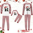 thumbnail image 6 of mgoYE Family Pajamas Winter Family Christmas Pajamas Matching Sets 2025 A-Z Letter Alphabet Xmas Holiday Pjs Cute Sleepwear Loungewear Jammies, 6 of 6