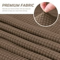 thumbnail image 4 of TAOCOCO Ottoman Covers Rectangle Footstool Slipcovers Jacquard Footrest Cover Protector Coffee, 4 of 9
