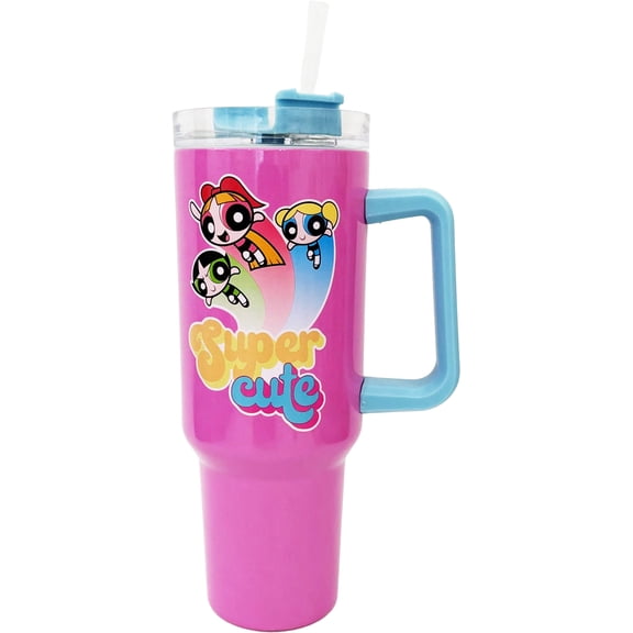 Spoontiques The Powerpuff Girls 40oz Stainless Steel Travel Mug