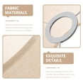 thumbnail image 2 of 2 Pcs Abat-Jour en Tissu Design Simple Abat-Jour pour Lampe de Table pour Chambre et Salon, 2 of 9