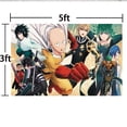 thumbnail image 6 of One Punch Man Birthday Banner Backdrop Background Taspestry Wall Decor Party Supplies Taspestry Post, 6 of 6