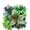 A005- Style E, variant on Uv Resistant Artificial Outdoor Plants, Artificial Greenery, Greenery Backdrop Wall, 20X20 In, Mixed Color Foliage, Outdoor Wedding Decorations, 1 Pc