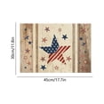 thumbnail image 3 of Uuiauoio Retro Stars Stripes Patriotic Placemats, Memorial Day Independence Day Table Mats for Holiday Party Kitchen Dining Room Decoration, 3 of 6