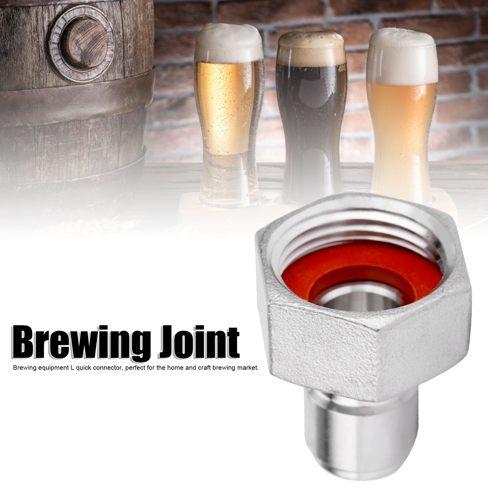 Stainless Steel 304 Quick Disconnect Fitting Set Homebrew Beer Quick Connector