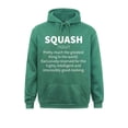 thumbnail image 3 of Sudadera con capucha de manga larga para mujer, regalo divertido de jugador de squash, ropa geek, 3 of 4