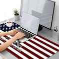 thumbnail image 6 of Big Gaming Mouse Pad, Extended 35.4" X 15.75" in Desk Pad for Keyboard and Mouse, Computer Keyboard Mouse Mat 3mm Thick XXL Rubber Mousepad for Laptop Gamer, Gadsden US Flag, 6 of 6