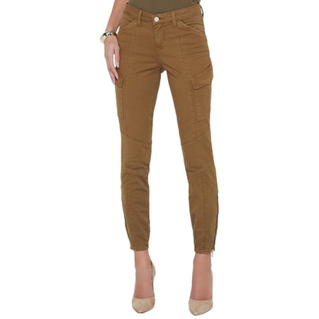 L'AGENCE womens L AGENCE Patton Brown Olive Skinny Leg Jean 24