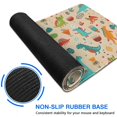 thumbnail image 6 of Long Mouse Pads for Desk,LightColor Dinosaurs Flowers Pattern Desk Mats on Top Of Desks, Desk Mouse Pad Extra Large with 3mm Non-Slip Base and Stitched Edge for Gaming,Office,Work,Home 31.5"x11.8", 6 of 6
