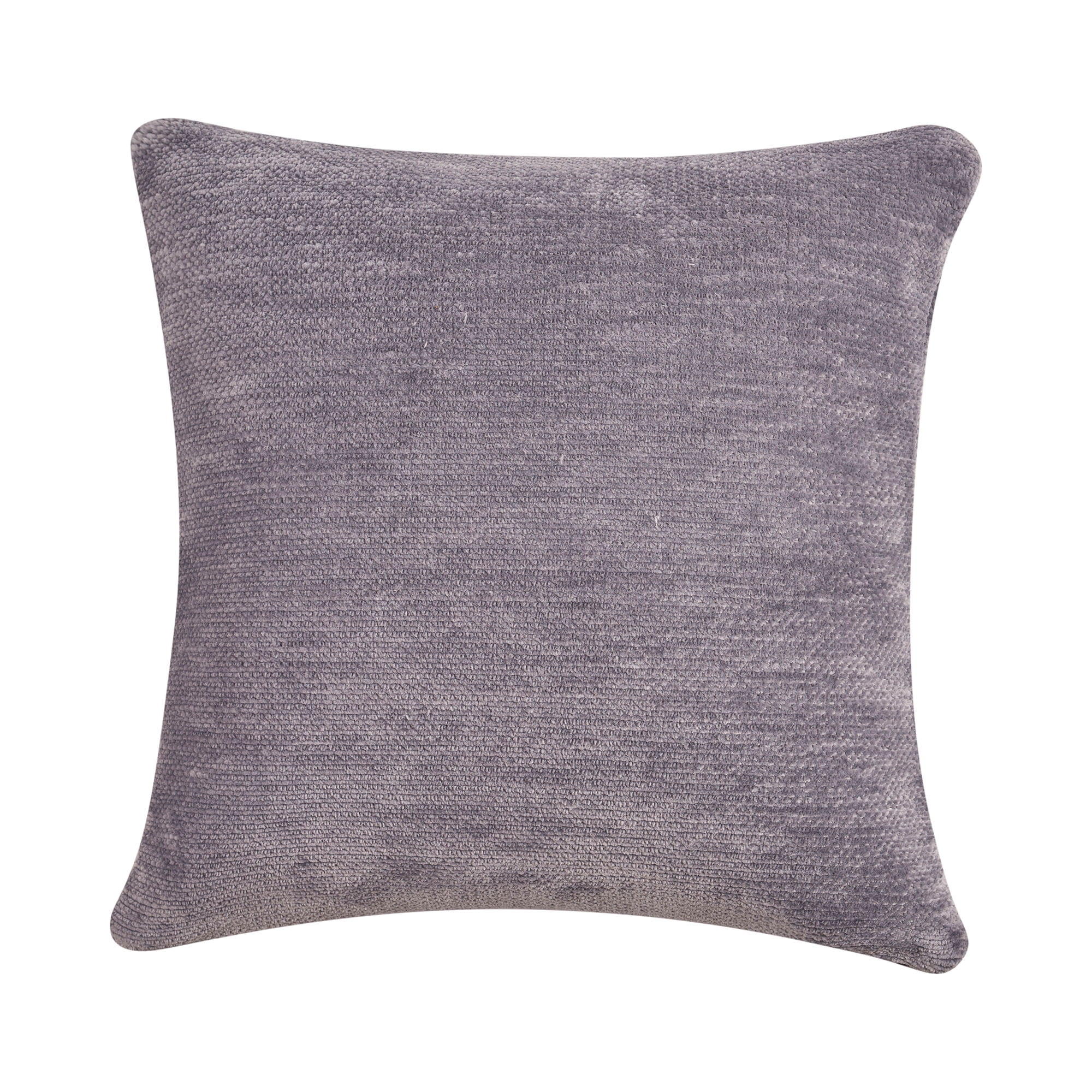 Harlow Hill Zara 24" x 24" Frost Gray Solid Chenille Adult Decorative Throw Pillow Cover
