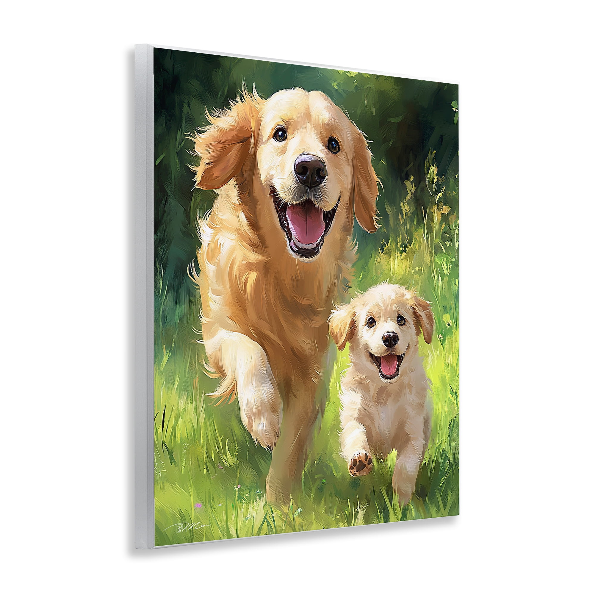 Father & Son Labrador Wall Plaque Art, design by Momart