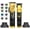 Gold, variant on Supreme Trimmer 2-in-1 2Spee Beard Trimmer & Hair Clipper Combo | Removable Blades, 2 Speeds, LCD Display | Cordless Professional Barber Tools - Easy Color Coded Clipper Guide Combs | STB280 White