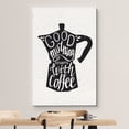 thumbnail image 3 of wall26 Canvas Wall Art - Vintage Style Bottle with Good Morning Starts with Coffee Quotes - Giclee Print Gallery Wrap Modern Home Art Ready to Hang - 32x48 inches, 3 of 5