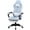 Blue, variant on JKOOK Gaming Chair with Footrest,Ergonomic Reclining Computer OfficeChair, Height Adjustable, 135° Recline, Linkage Armrests, Lumbar Support, Comfortable Study Chair, PU Leather, 360° Swivel Function