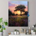 thumbnail image 4 of Qisvanset 12x16 Inch Blue Poison Dart Frog on Orange Lily Canvas Print Wall Art, 4 of 5