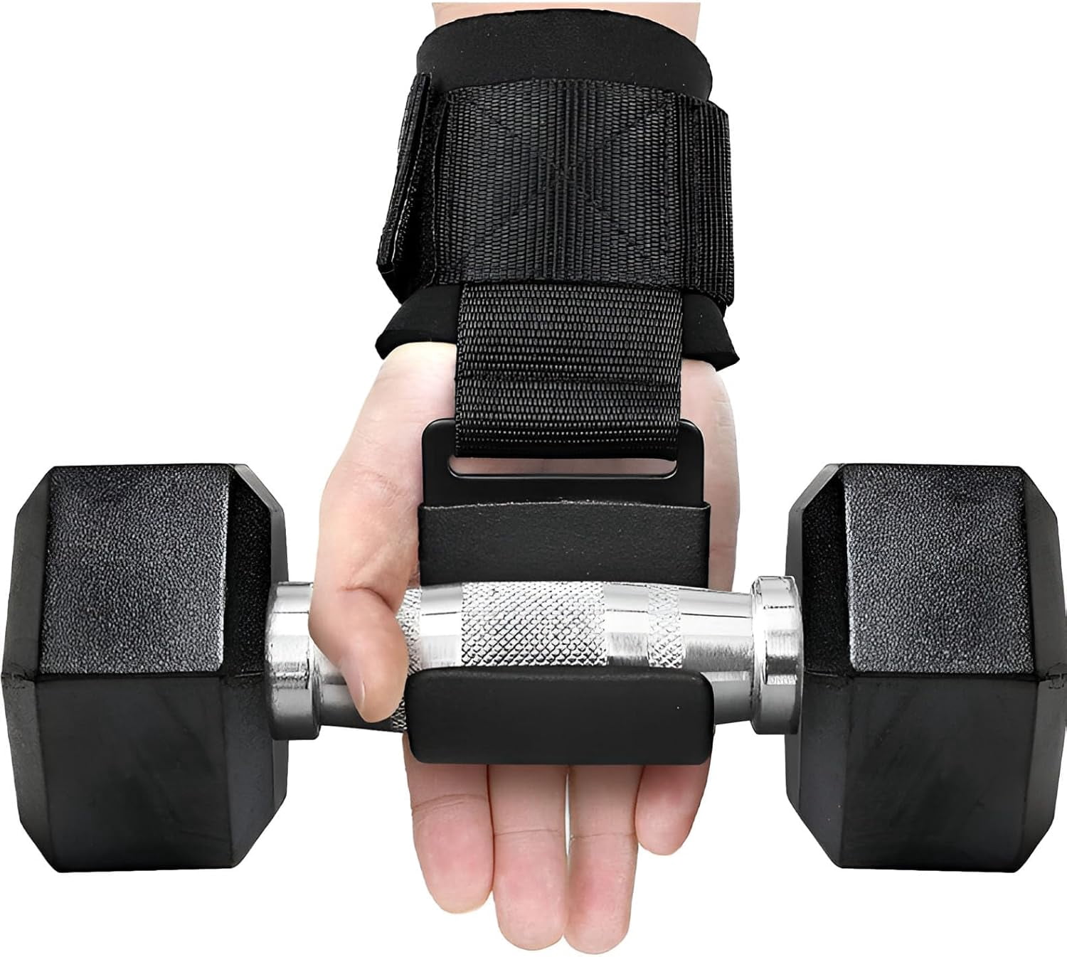 CATPAN Weight Lifting Hooks (Pair) Heavy Duty Power Wrist Straps Hand Grip Support for Men and Women, Deadlifts, Powerlifting, Pull Ups, Liftups, Shrugs - Premium Gym Gloves and Workout Equipment