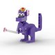 thumbnail image 5 of Mannequin Amusement MOC Building Blocks Park Purple Kangaroo Kindergarten Monster Gift Toys, for Adults Office Desk Decoration, 5 of 10