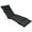 Black, variant on Topchances Outdoor Chaise Lounge Chair Cushion 70.87"L x 19.69"W Water Resistant Chaise Cushion with Ties for Outdoor Furniture, Pool Lounge Chair Cushions, Dark Gray