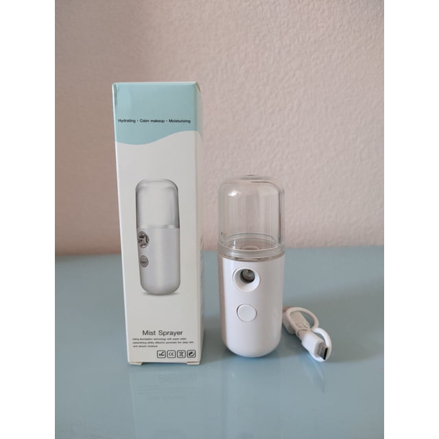 Instrumento hidratante, instrumento pulverizador portátil de mano con carga USB, mini humidificador, instrumento de belleza