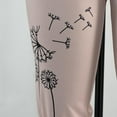 thumbnail image 4 of Lroveb Capri Pants for Women High Waisted Tummy Control Yoga Pants Solid Color Sports Draw Rope Pants Pink, 4 of 7