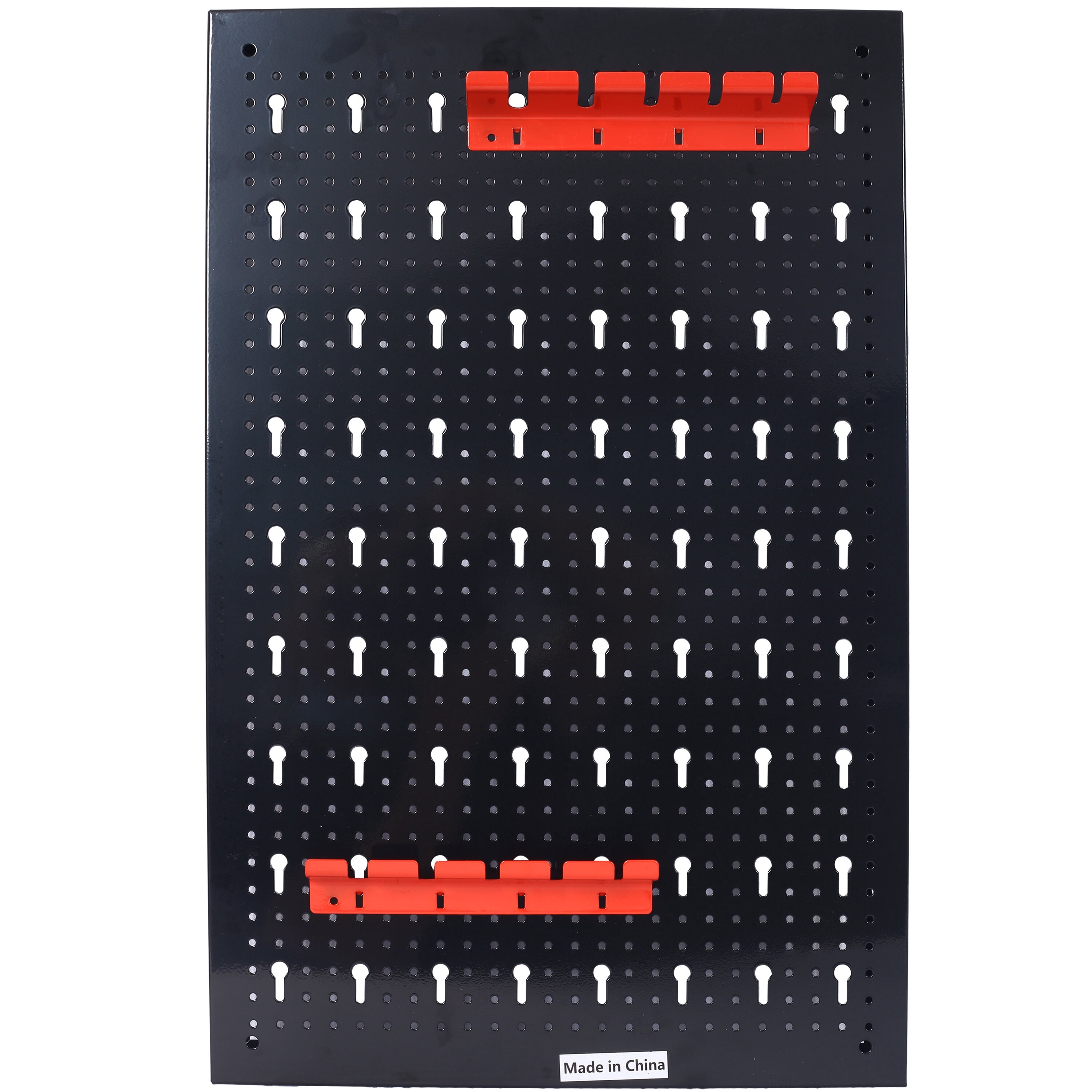 4ft Metal Pegboard Wall Organizer Kit - Heavy Duty 132LB Capacity Tool Storage System with 3 Panels, Hooks & Accessories for Garage, Workshop (Black)