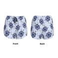 thumbnail image 5 of Lsque Turtle with Blue Stones Printed Women's Running Shorts with Liner Pockets,Elastic Quick Dry Workout Athletic Gym Yoga Shorts,Womens High Waist Shorts-X-Large, 5 of 9