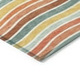 thumbnail image 3 of Addison Rugs Chantille Indoor/Outdoor Transitional Stripes Coral Machine Washable Rectangle Rug, 8' x 10', 3 of 8