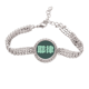 thumbnail image 1 of Yelu chino Apellido personaje China Pulsera de tobillera de cadena de tenis, joyería de diamantes, 1 of 3
