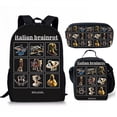 thumbnail image 4 of Funny Backpack Set with Lunch Bag Pencil Case for Men Women Work Travel Hiking Picnic, 4 of 9