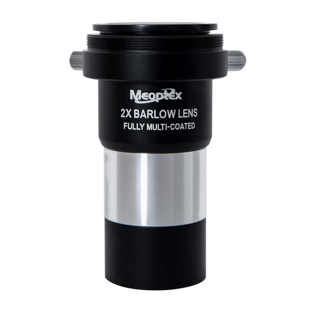 Lente Barlow MEOPTEX 1.25 2X con M42 y rosca de filtro