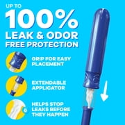 Tampax Compact Pearl Tampons Multipack, with LeakGuard Braid & Extendable Applicator, Super/Super Plus, 30 Count