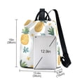 thumbnail image 3 of FORMRS Women's Travel Backpack Purse Anti-Theft Hidden Pockets Casual Shoulder Bag, Pineapple, 3 of 7