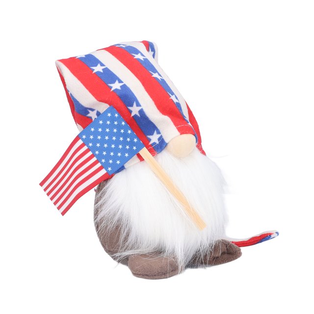 Muñeca Enana Sin Rostro, Muñeca Gnomo Encantadora Patriótica Imágenes Lindas Aspecto Interesante Hecho A Mano Para La Sala De Estar Para El Día De La Independencia Cergrey Barba blanca