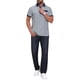 thumbnail image 2 of CAMISA POLO DE NEGOCIOS RETRO OCCIDENTAL DE MANGA CORTA PARA HOMBRES INSPIRE CHIC, CON ESTIRAMIENTO Y BLOQUEO DE COLOR, TALLA XL, GRIS, 2 of 6