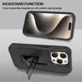 thumbnail image 4 of CoverON For Apple iPhone 15 Pro Case, Military Grade Heavy Duty Full Body Phone Kickstand Cover, Black, 4 of 8