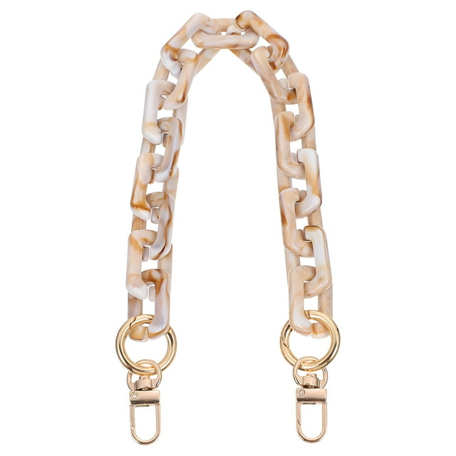 Miangastore Acrylic Bag Chain Creative Women Purse Chain Unique Handbag Replacement Chain