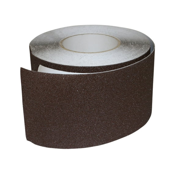 FindTape AST-35 Premium Anti-Slip Non-Skid Tape [Colors, 60 grit]: 4 in. x 60 ft. (Dark Brown)