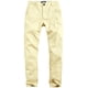 thumbnail image 3 of Pantalones Casual Ajustados y Cónicos de Frente Plano para Hombre Beige, 3 of 6