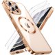 thumbnail image 1 of Funda JUESHITUO para iPhone 16 Pro Max con 2 protectores de pantalla, 1 of 7