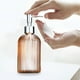 thumbnail image 5 of Botellas Dispensadoras De Vidrio 1 unidad de botella dispensadora de jabón de vidrio amarillo de 400 ml, recargable, con bomba para jabón de manos y loción, para baño y encimera de cocina. Rkxzt, 5 of 9