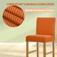 thumbnail image 4 of Funda protectora para silla de comedor, funda protectora Universal para muebles de oficina, Protector exterior, funda giratoria, suministros para el hogar, naranja, 2 paquetes Speravity HA012490-02, 4 of 5