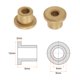 thumbnail image 2 of Manga de cojinete de brida Uxcell 4mm x 8mm x 4mm, bujes autolubricantes de bronce, 6 piezas, 4mm x 8mm x 8mm 6, 2 of 5